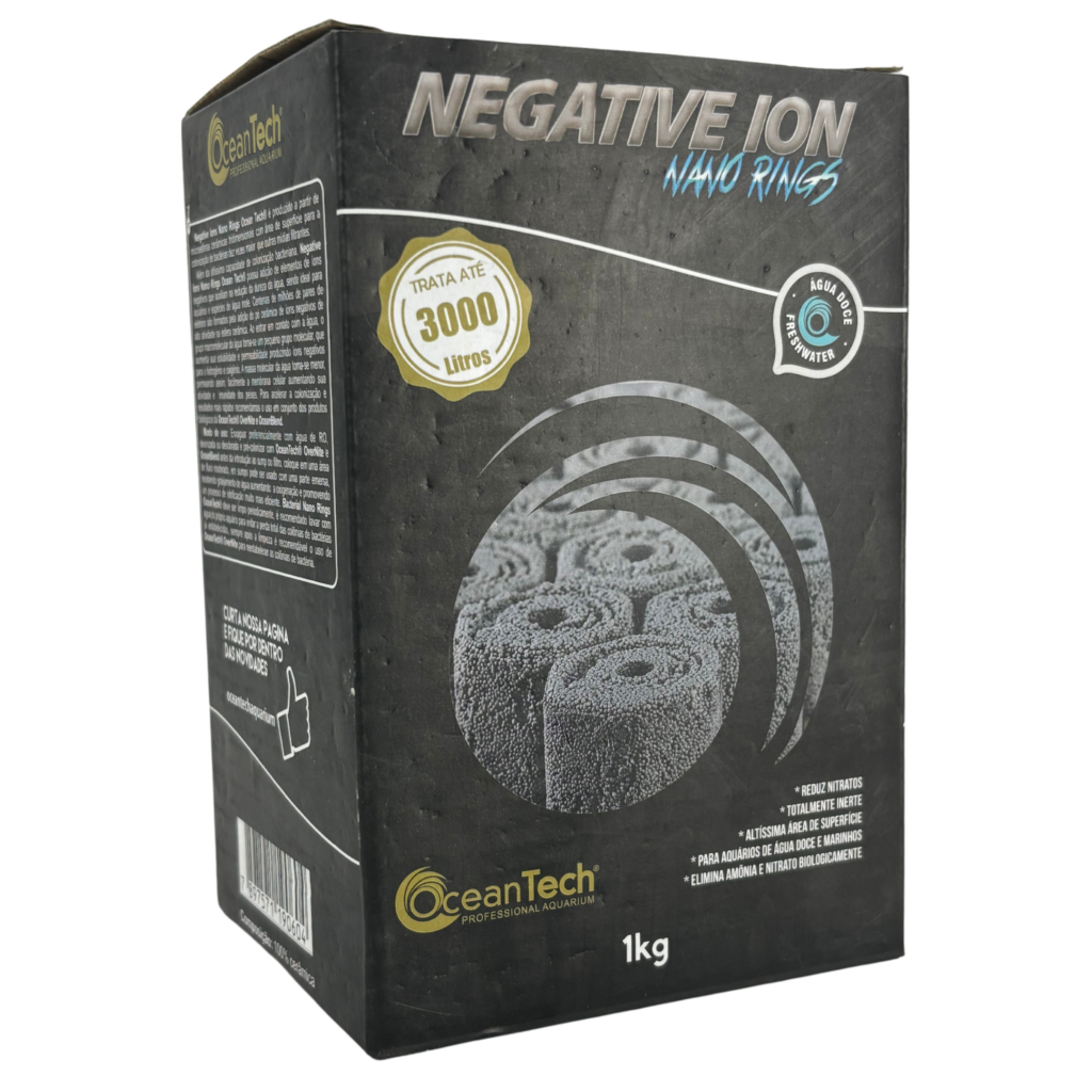 7 - Ocean Tech mídia biológica ceramica negative oceantech ion 1kg 3000l