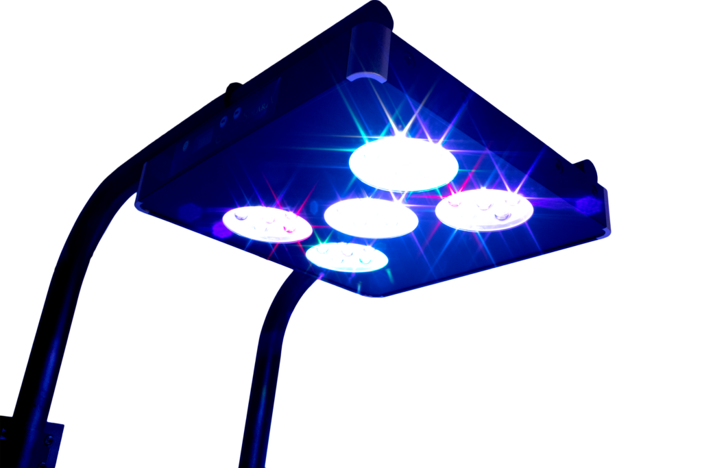 9 - Luminária De Aquário Solara Preta Oceantech 90w