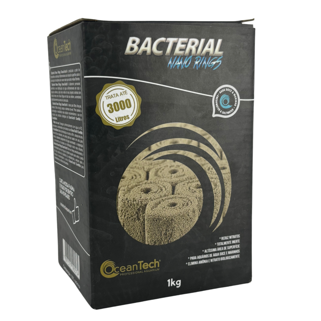 9 - Mídia Biológica Ocean Tech Nano Rings Bacterial Para 3000l